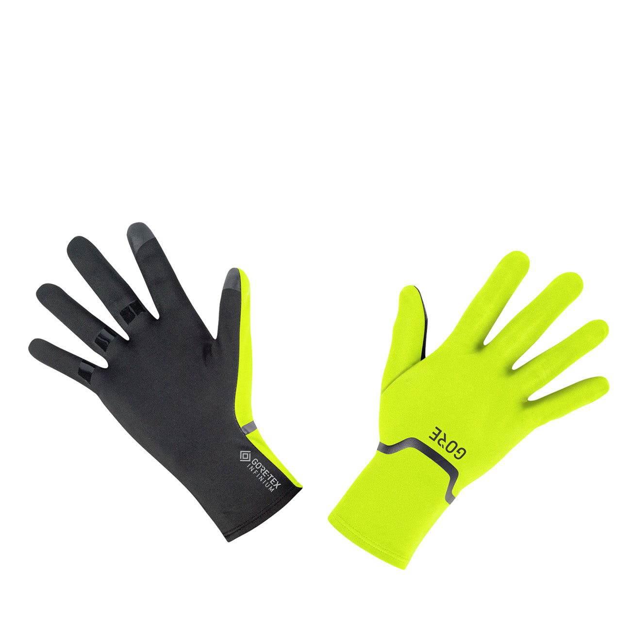 Gore Wear GTX Infinium Stretch Gloves Neon Yellow Black