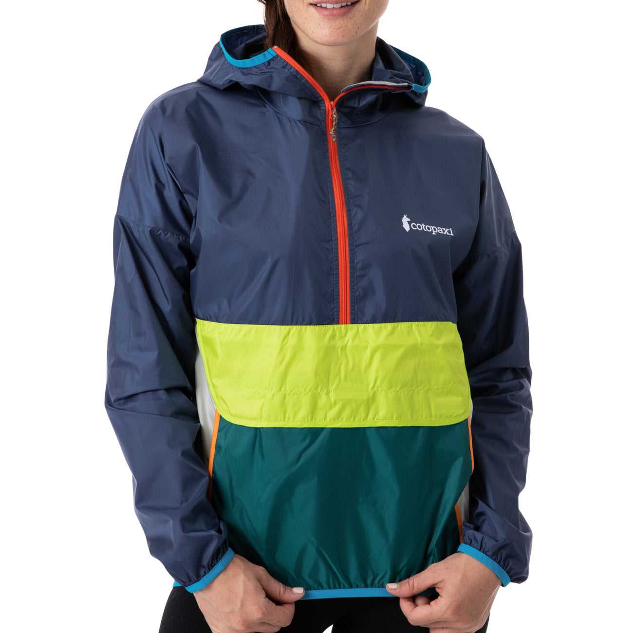 Cotopaxi Teca Half Zip Windbreaker Jacket Low Tide – Runster
