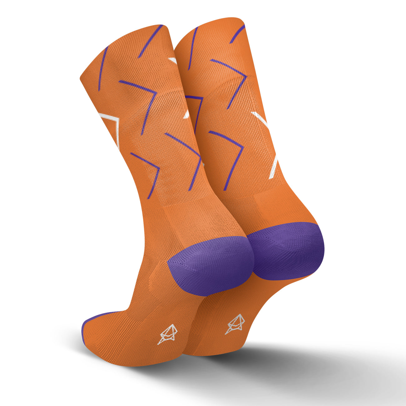 Incylence Ultralight Forward Triathlon Socks Long Orange