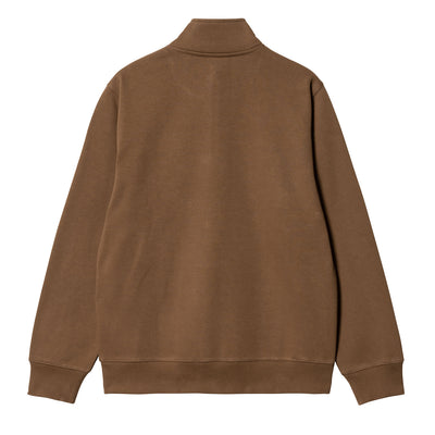 Carhartt WIP Chase Neck Zip Sweat Tamarind Gold