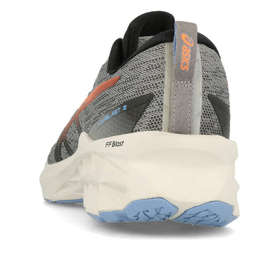 Asics Novablast 2 Herren Clay Grey Shocking Orange