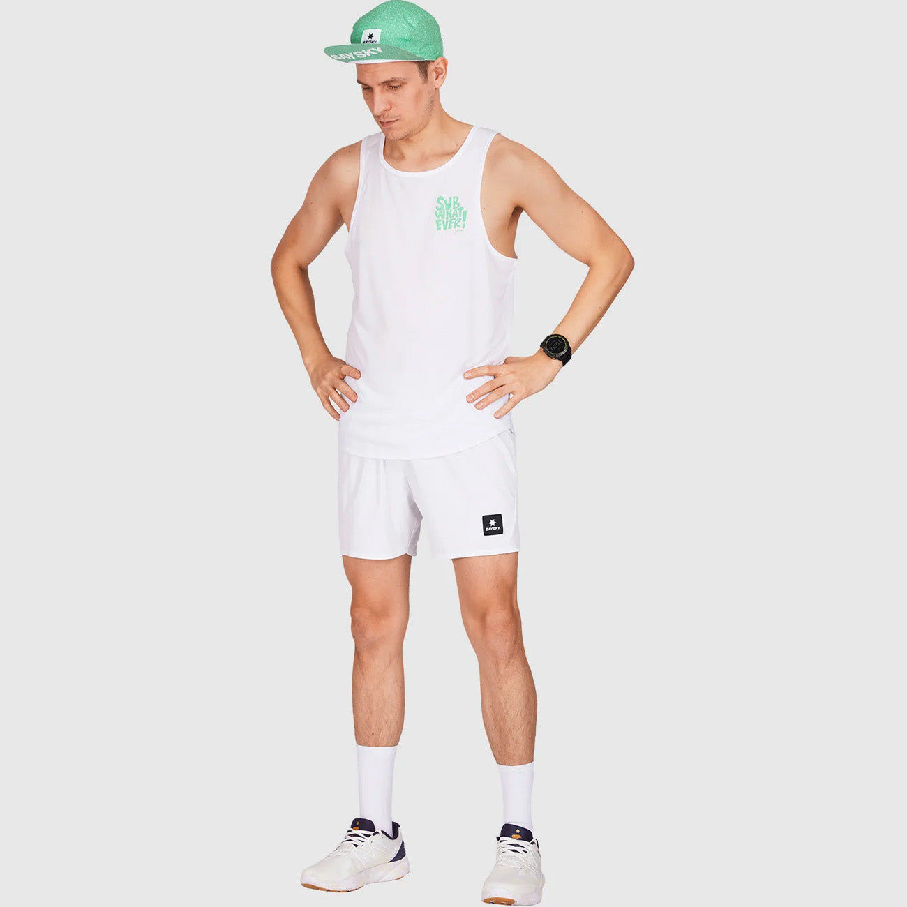 Saysky Statement Flow Singlet White