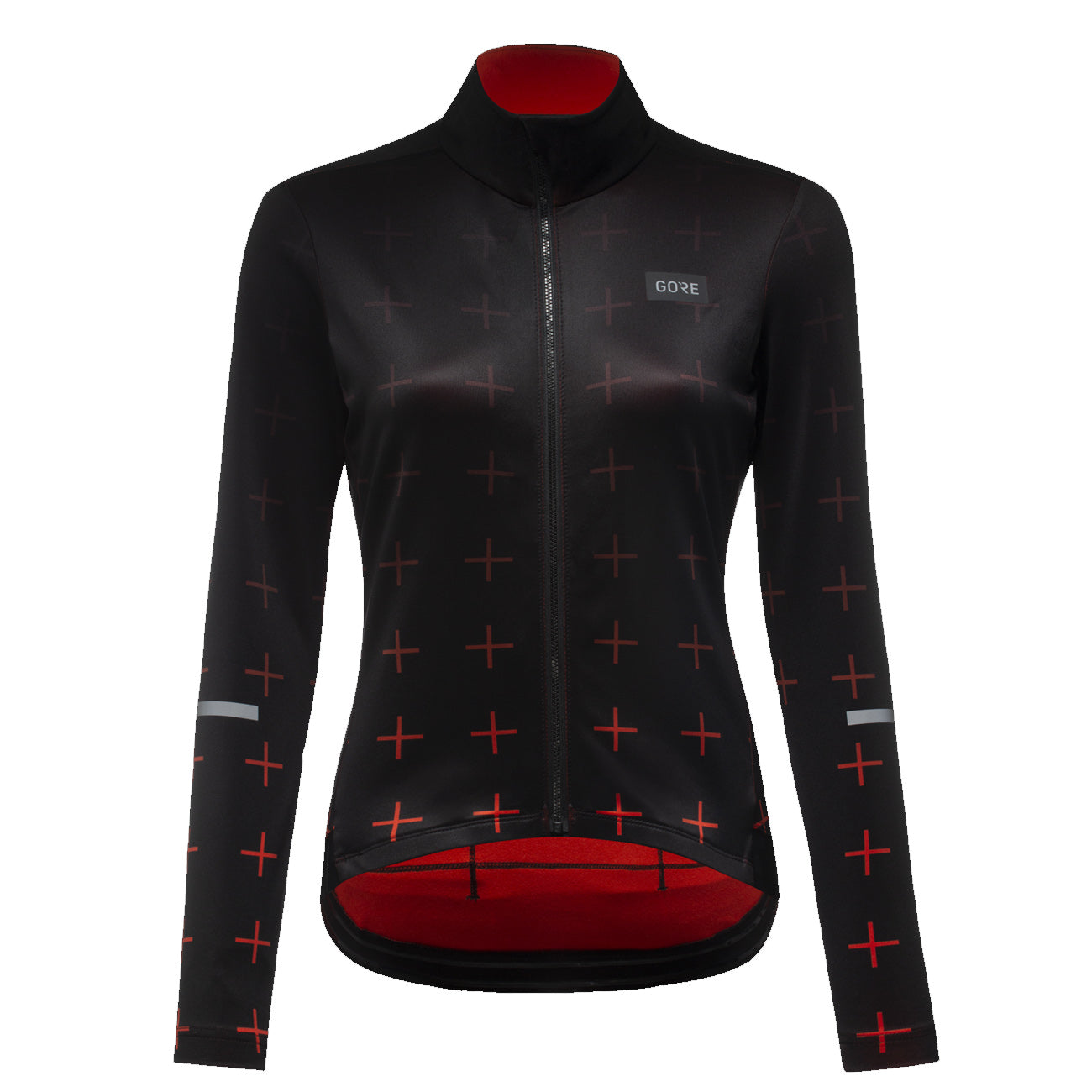 Gore Wear Progress Thermo Trikot Damen Black Fireball