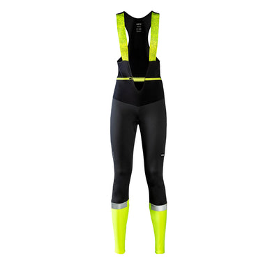 Gore Wear Ability Thermo Bib Tights Damen Black Neon Yellow