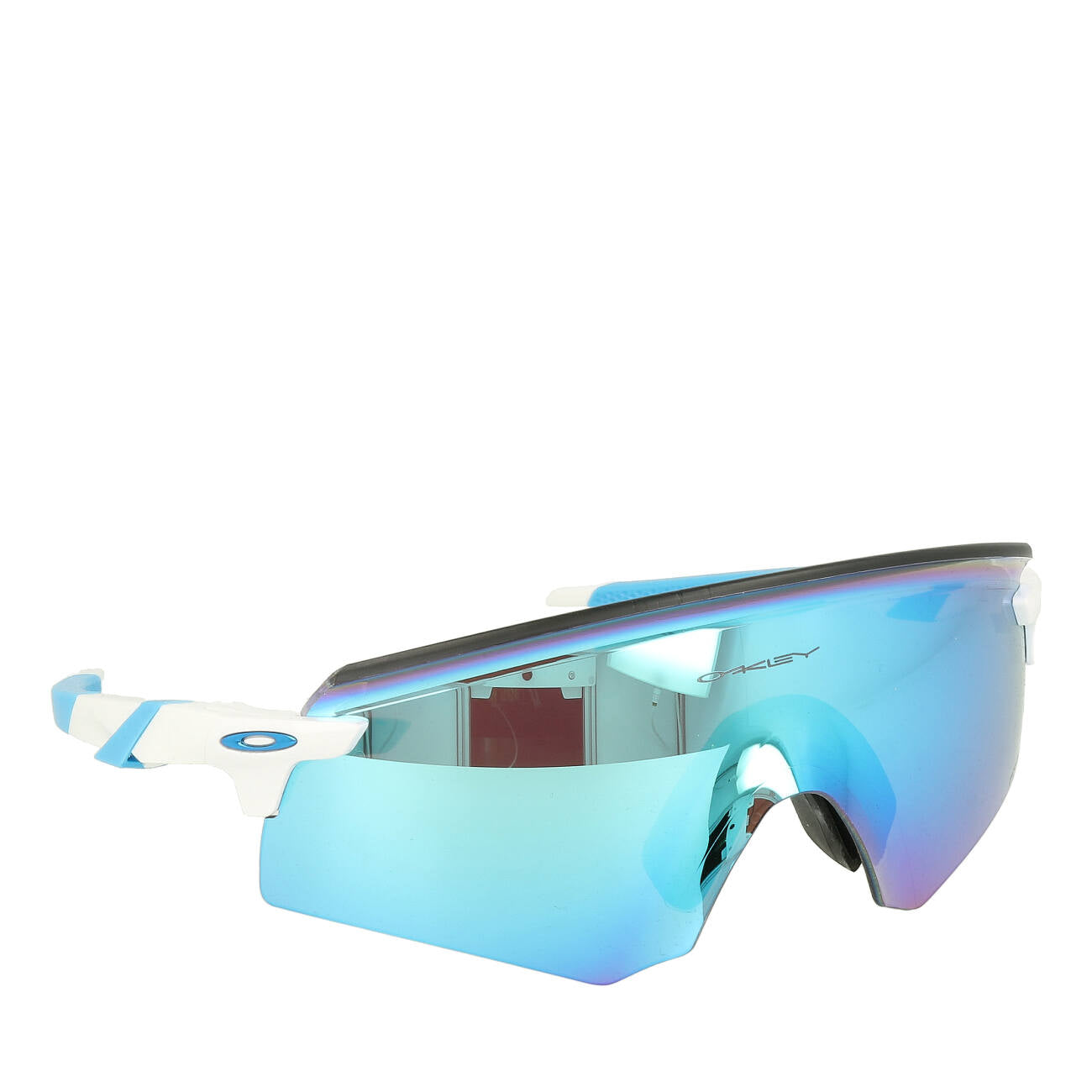 Oakley Encoder Sonnenbrille Polished White Prizm Sapphire