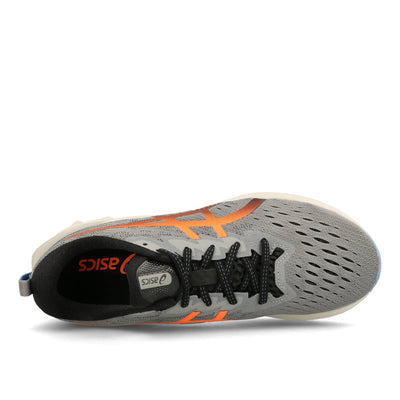 Asics Novablast 2 Herren Clay Grey Shocking Orange