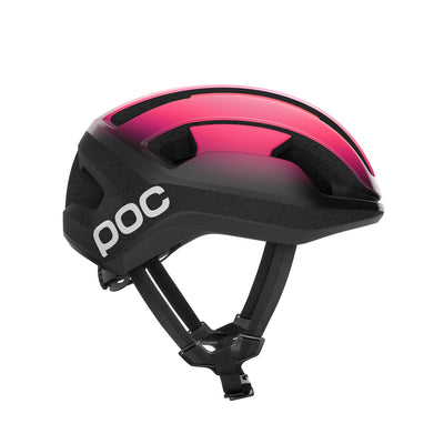 POC Omne Lite Rennradhelm Fluorescent Pink Uranium Black