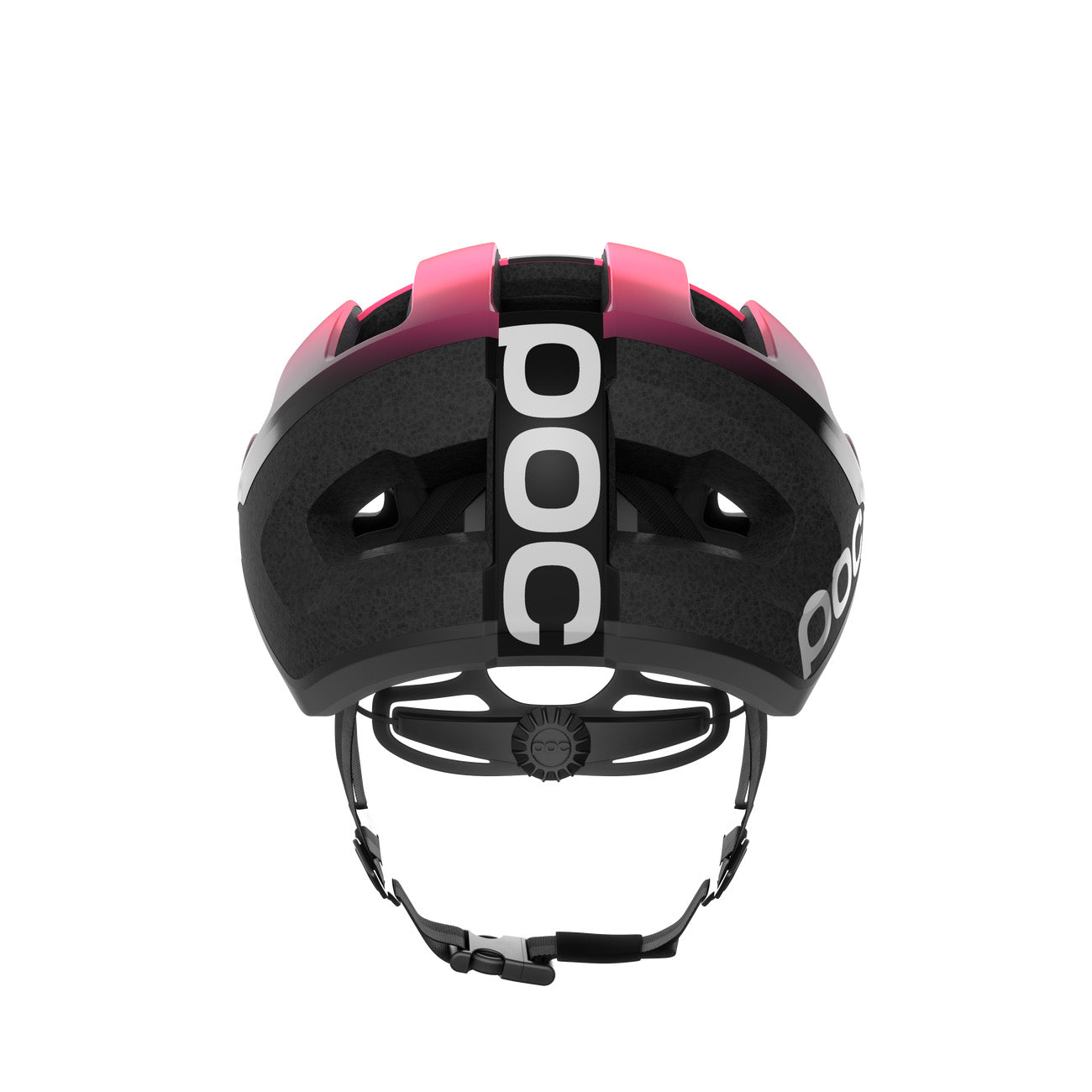 POC Omne Lite Rennradhelm Fluorescent Pink Uranium Black