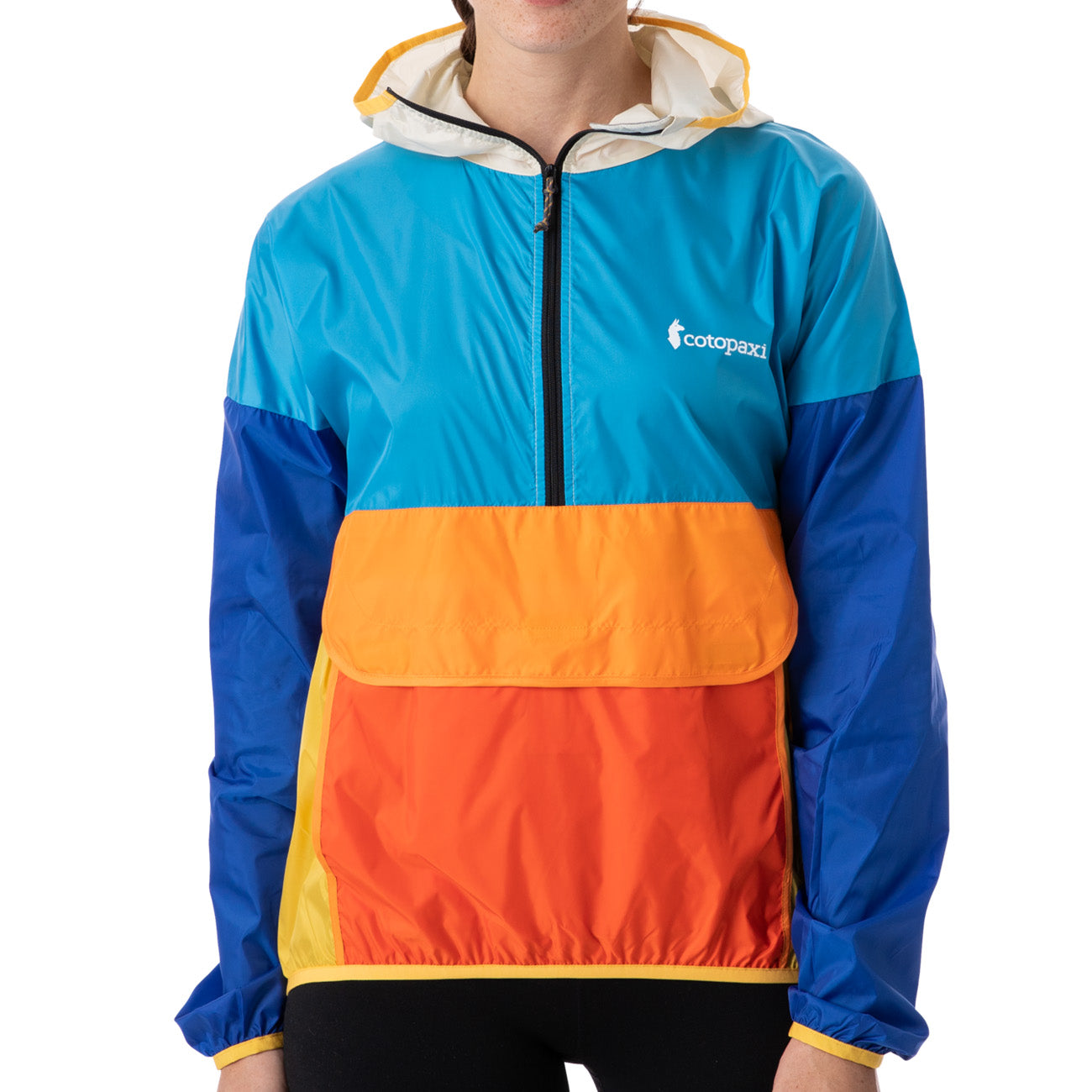 Cotopaxi Teca Half Zip Windbreaker Jacket Sail Away