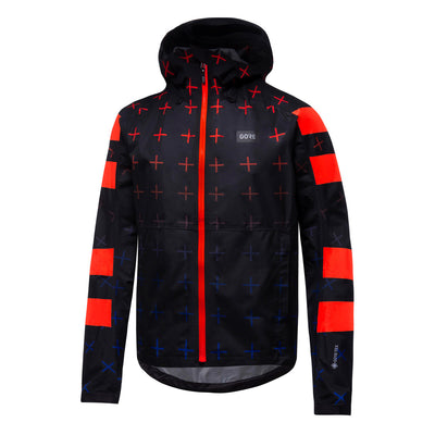 Gore Wear Endure Jacket Herren Black Fireball