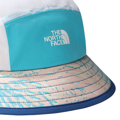 The North Face TNF Run Bucket Hat Tropical Peach Enchanted Trails Print