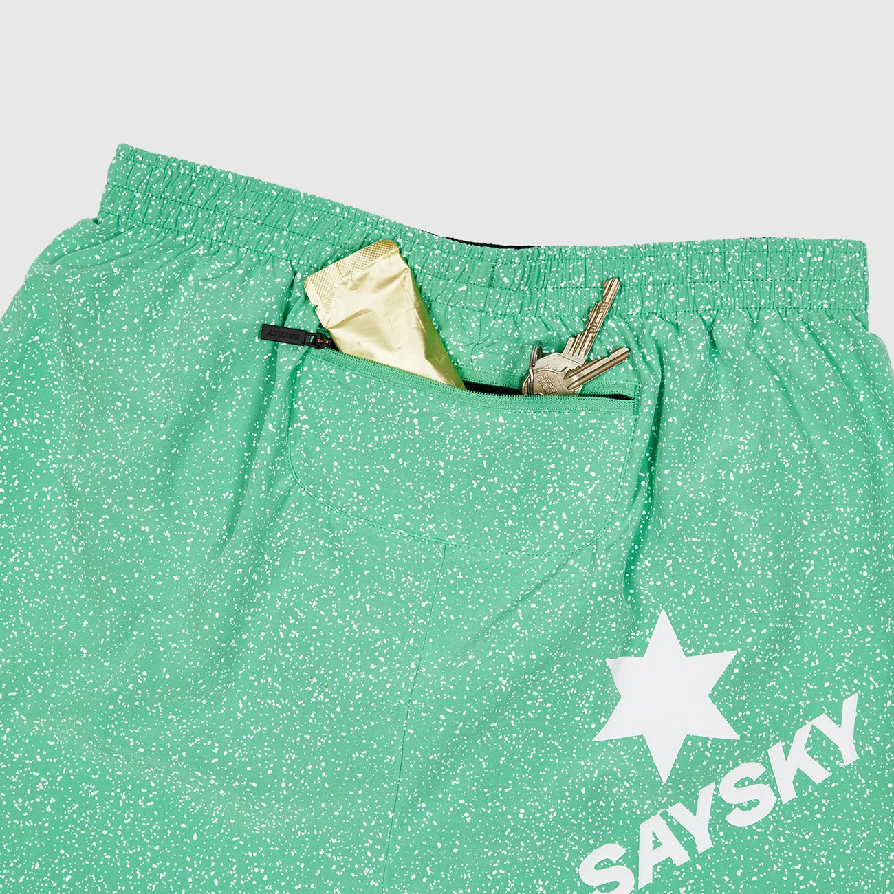 Saysky Universe Pace Shorts 5" Universe Green