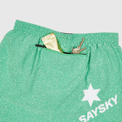 Saysky Universe Pace Shorts 5" Universe Green