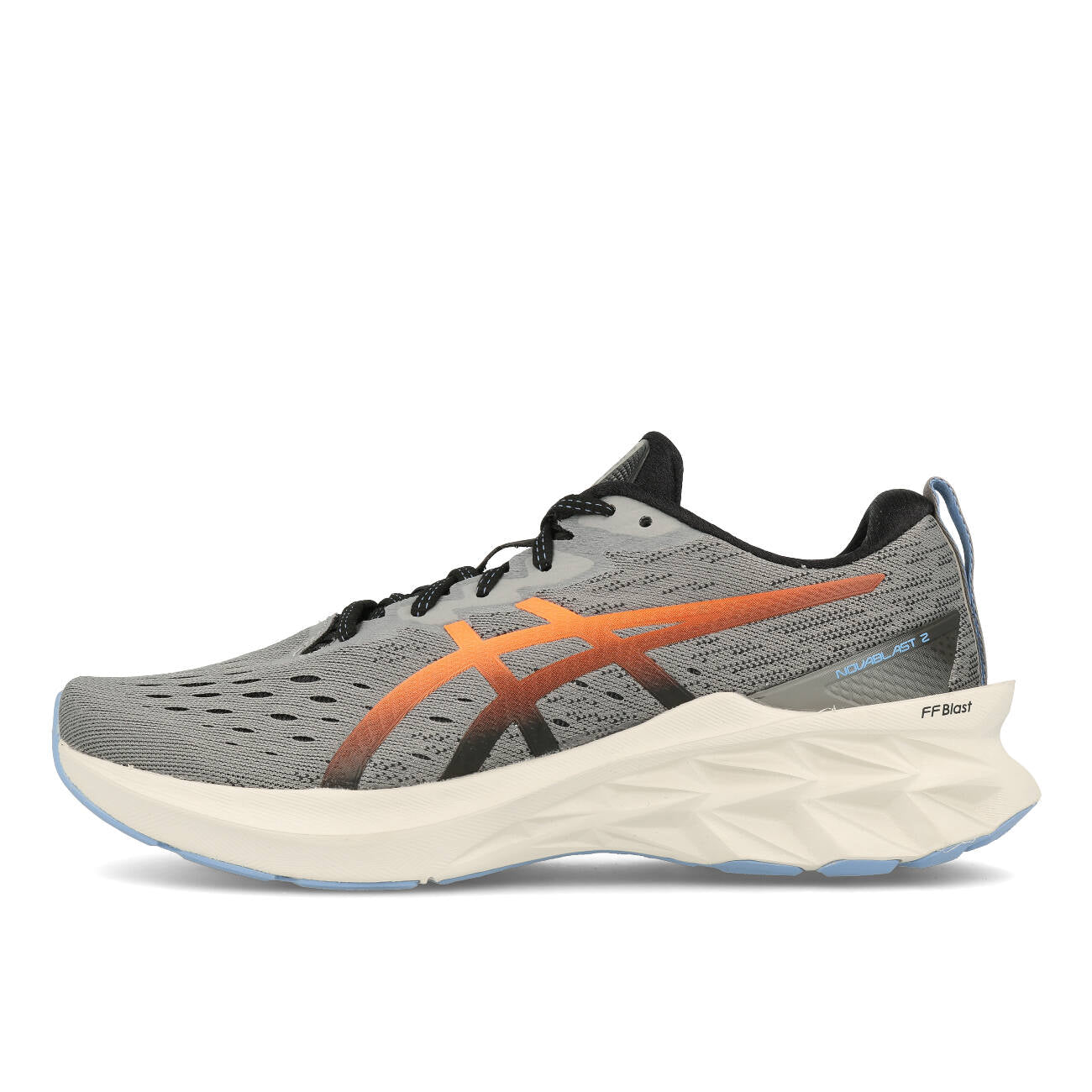 Asics Novablast 2 Herren Clay Grey Shocking Orange