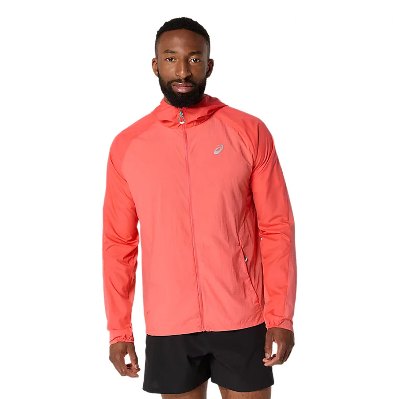 Asics Road Packable Jacket Coral Reef