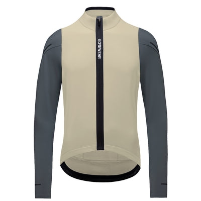 Gore Wear Spinshift Thermo Longsleeve Jersey Herren Tech Beige Lab Graphite
