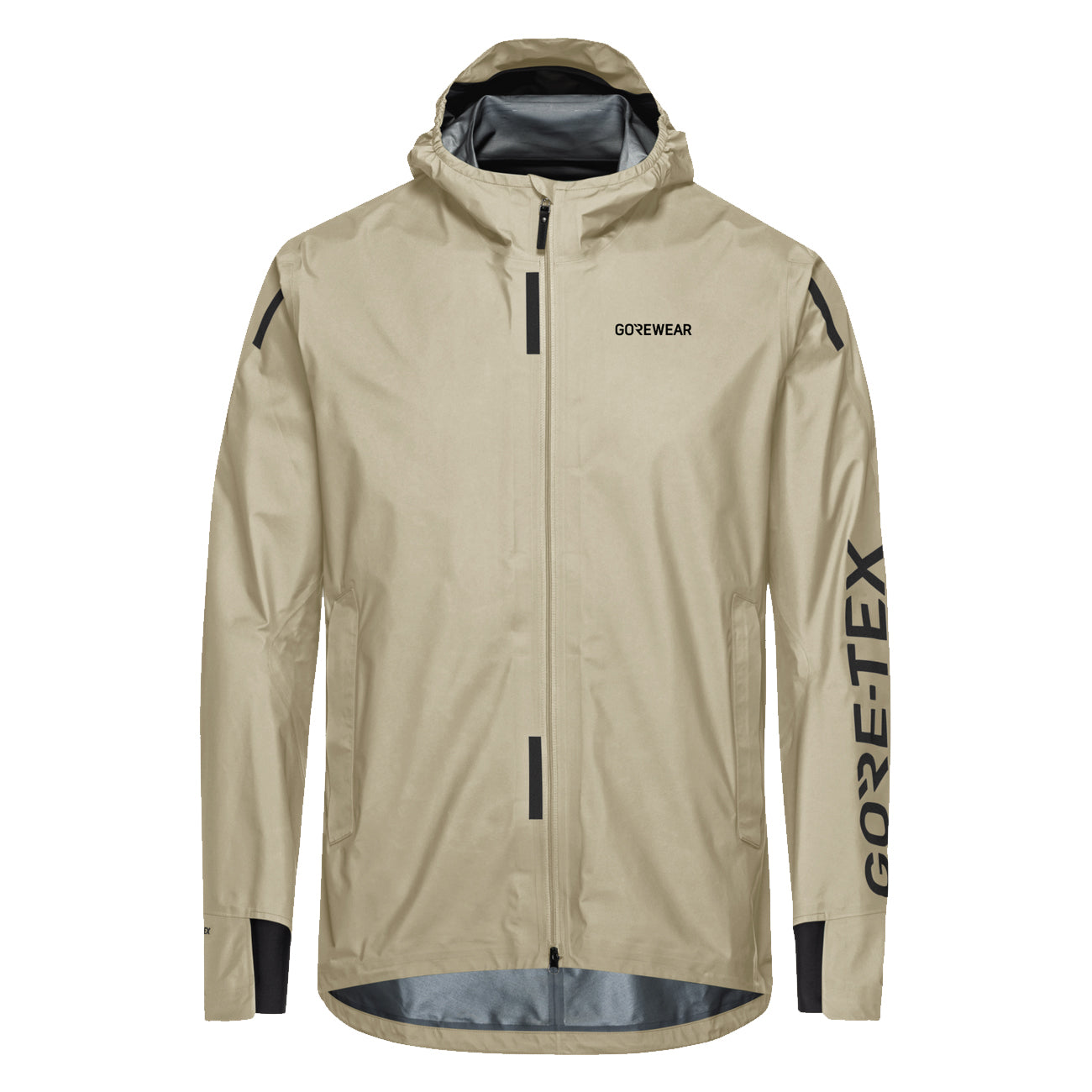 Gore Wear Concurve GORE-TEX Logo Jacket Herren Tech Beige Black