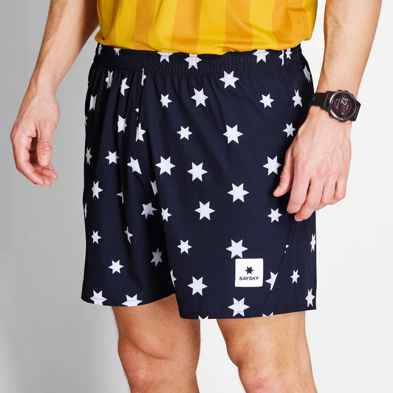 Saysky Star Pace Shorts 5'' Blue White