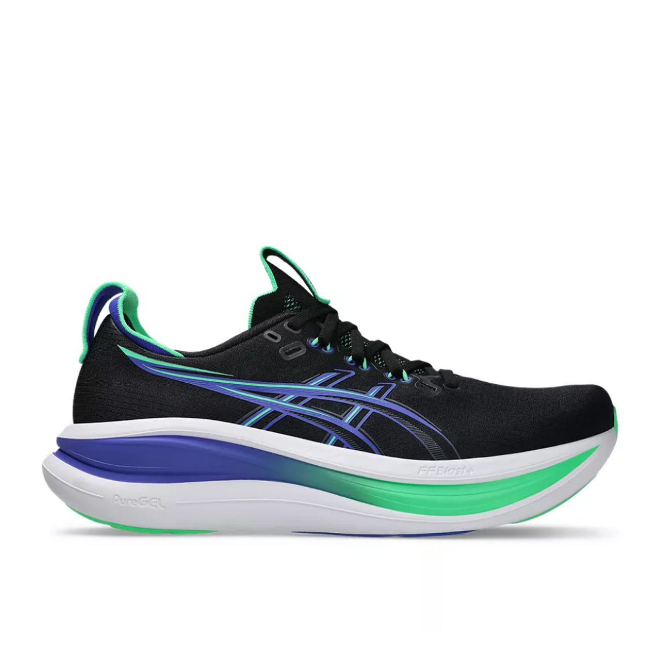 Asics Gel-Nimbus 28 Herren Black Cobald Burst
