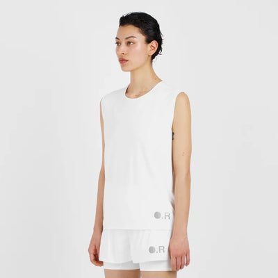 Optimistic Runners Ripstop Tank Top White