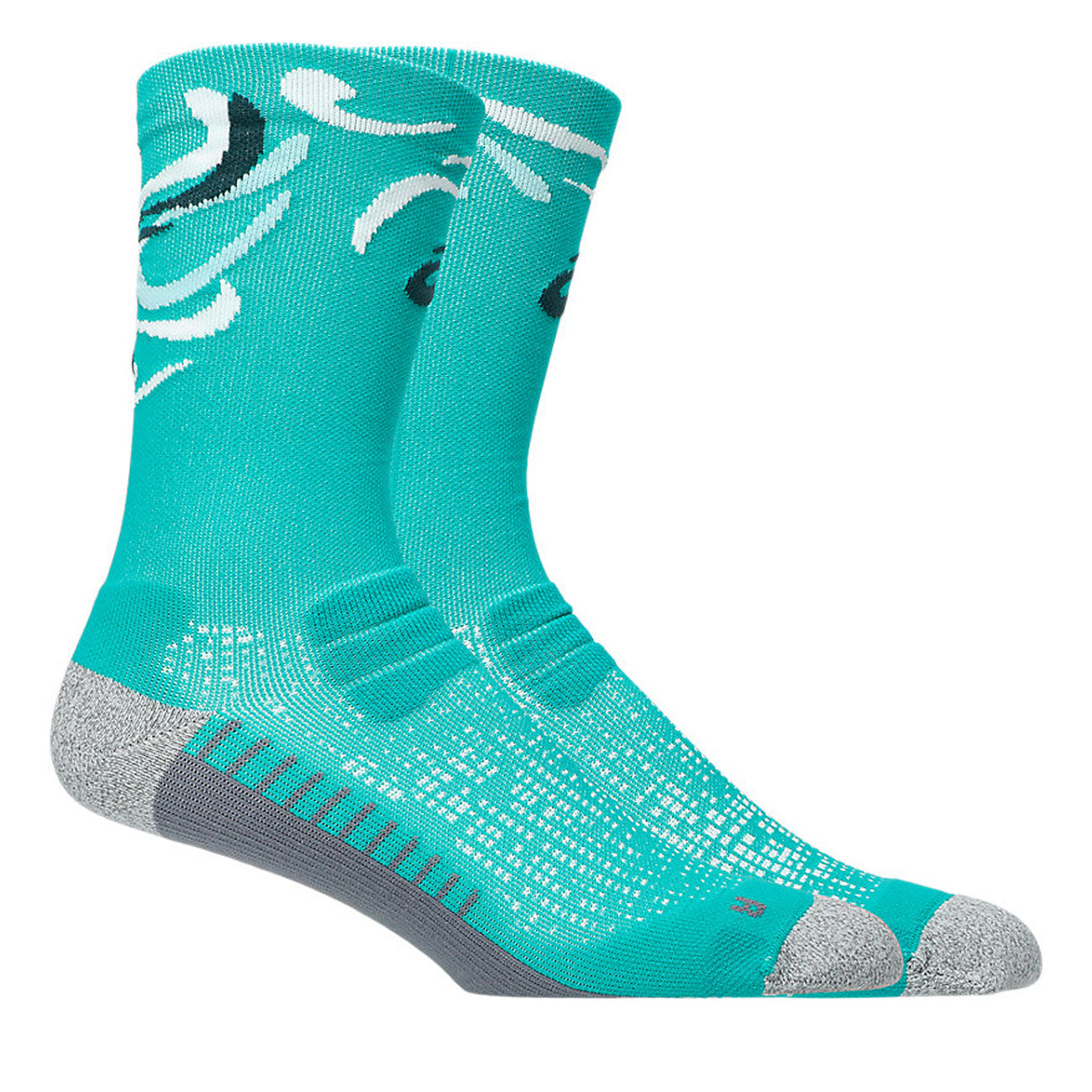 Asics Performance Run Crew Socks Wave Teal
