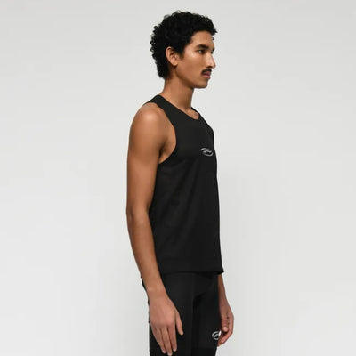 Optimistic Runners Mesh Singlet Black