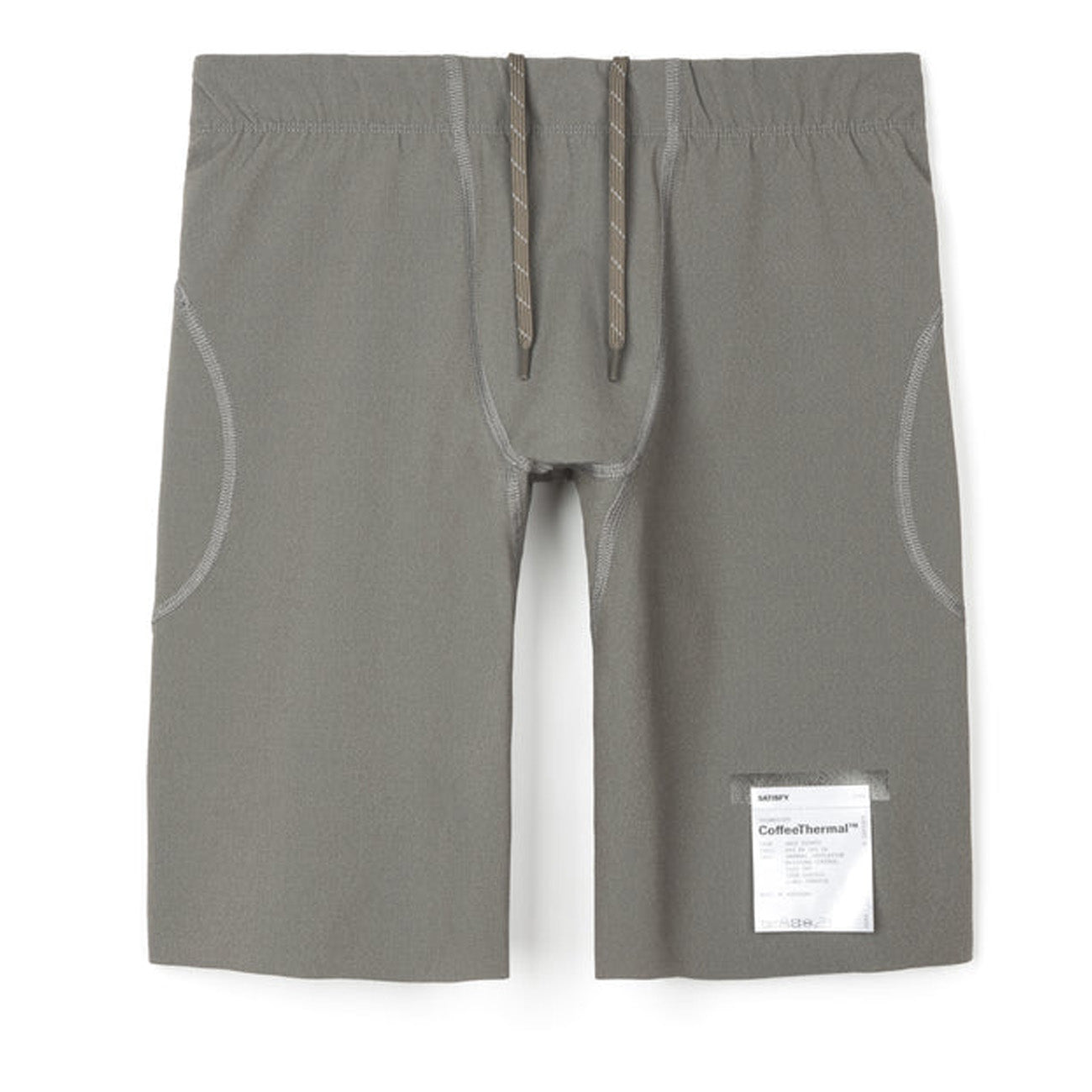 Satisfy Running Justice Coffeethermal Half Tights Dark Natural