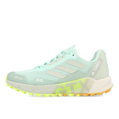 adidas Terrex Agravic Flow 2 GTX W Damen Semi Flash Aqua Wonder Silver Lucid Clementine