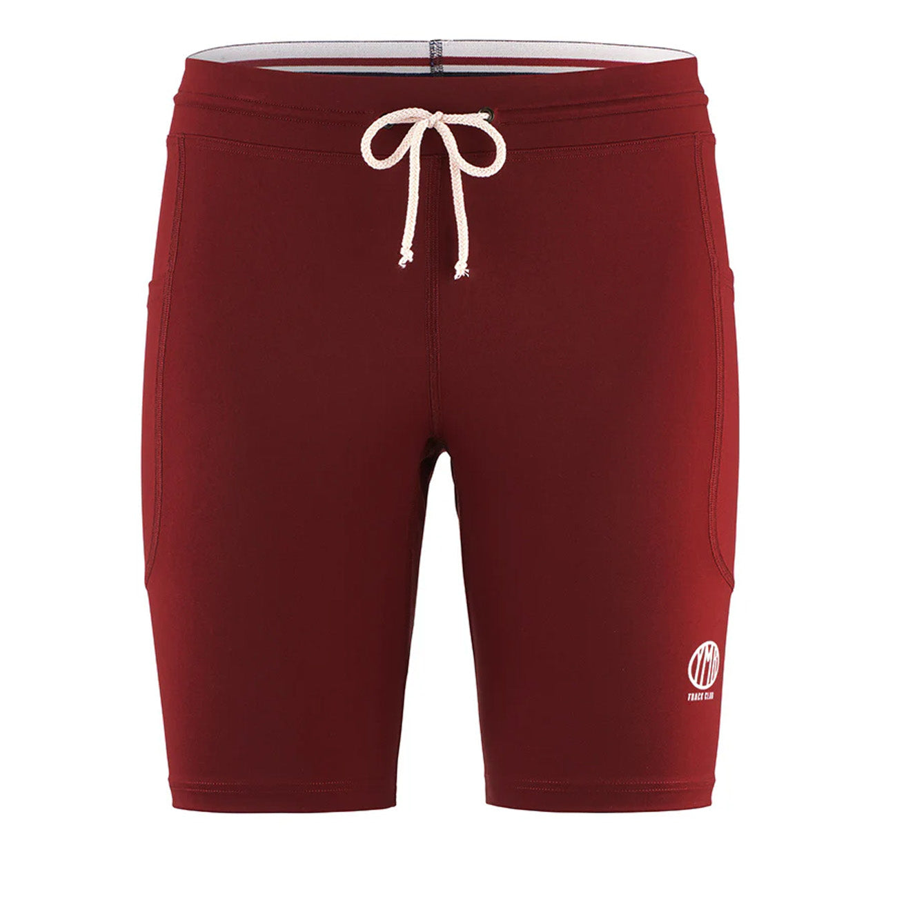 YMR Track Club Bäckaryd Men's Mid Tights Burgundy