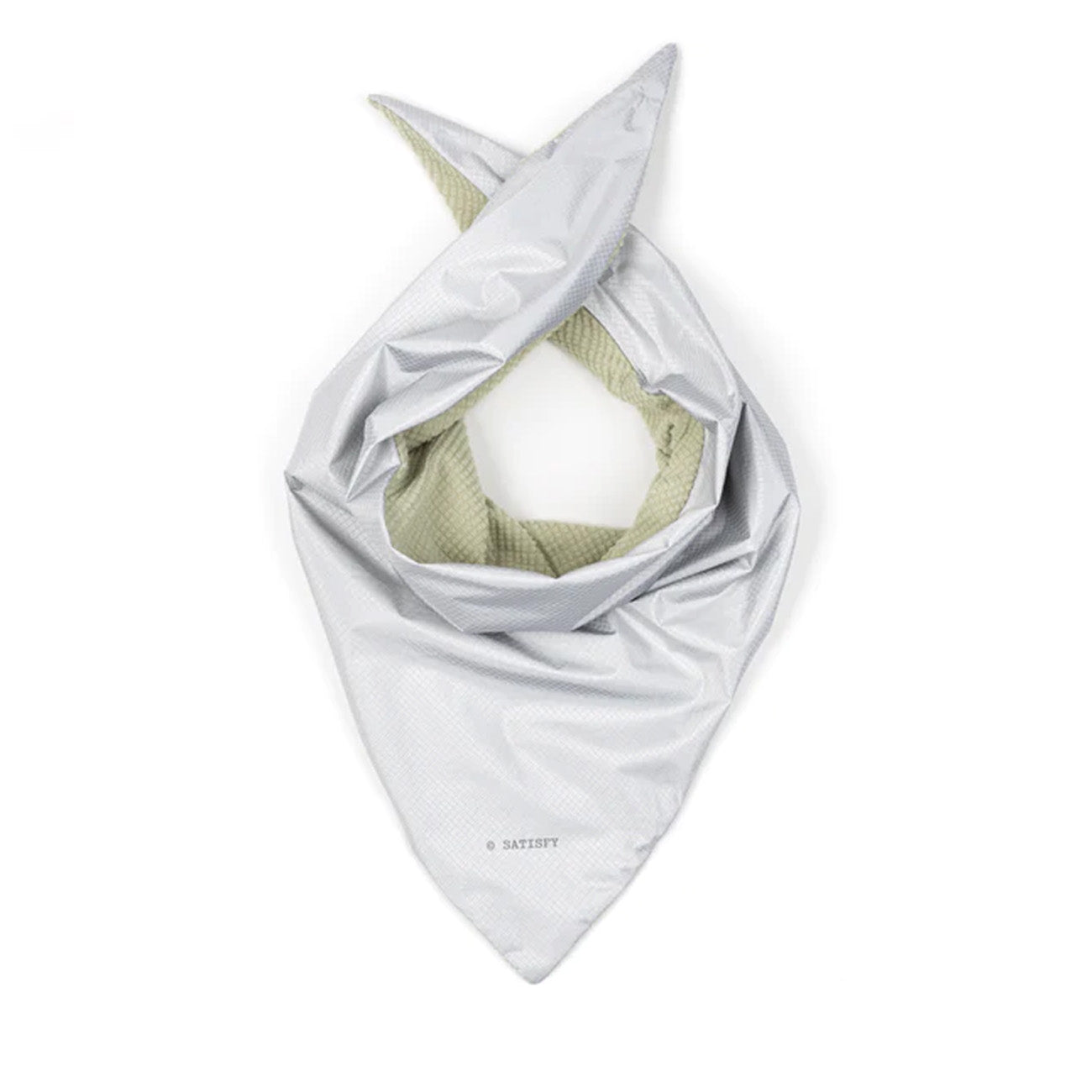 Satisfy Running Silvershell Polartec Alpha Bandana Silver