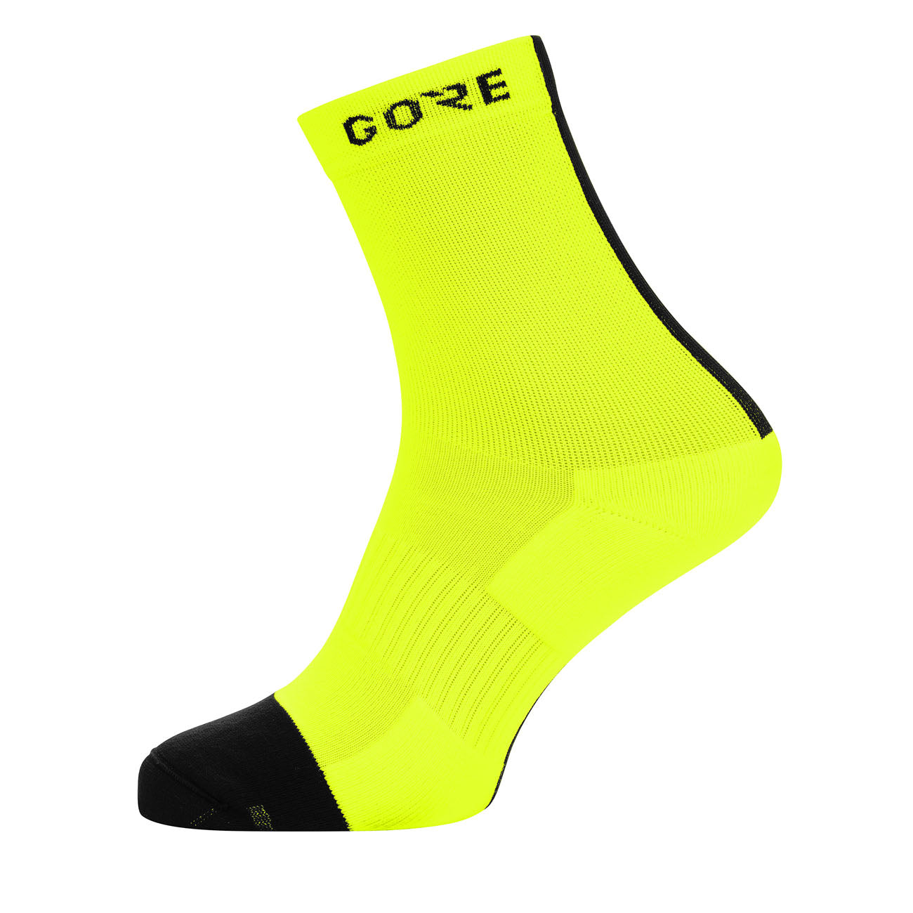 Gore Wear M Socks Mid Neon Yellow Black