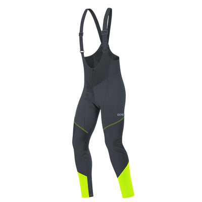 Gore Wear C3 Gore Windstopper Bib Tights Herren Black Neon Yellow