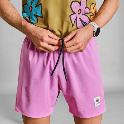 Saysky Flower Pace Shorts 5" Pink