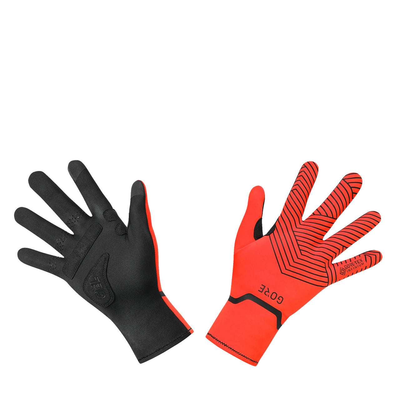 Gore Wear C3 GTX Stretch Mid Gloves Fireball Black