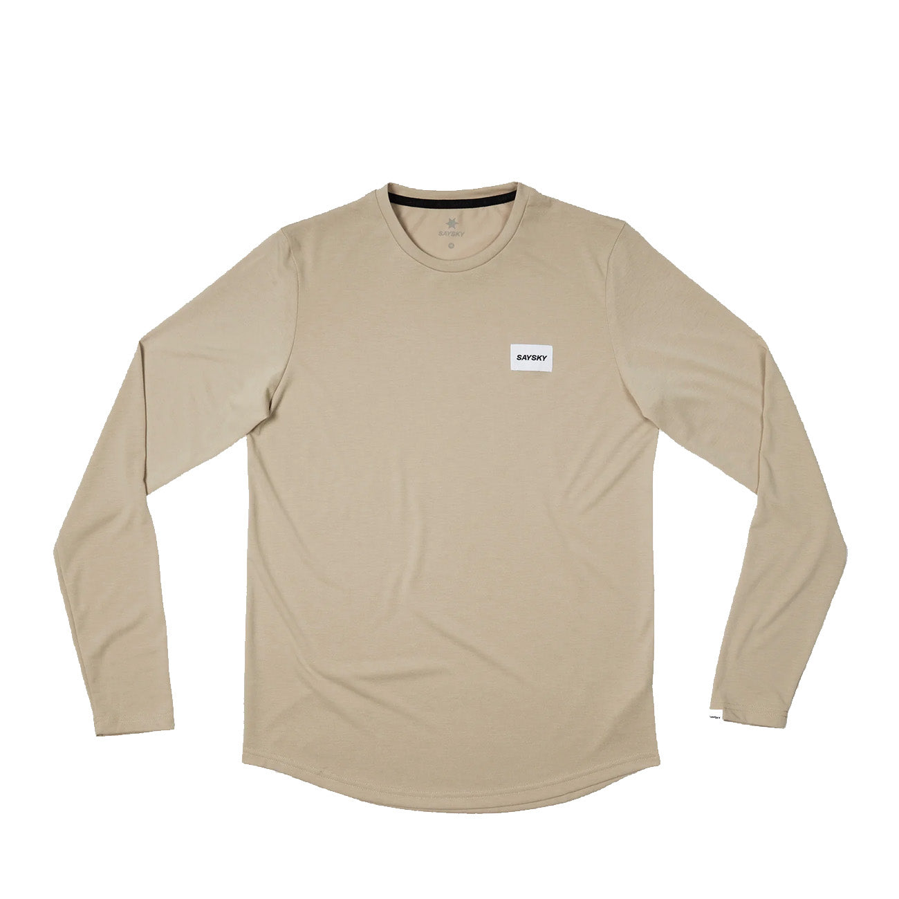 Saysky Logo Motion Long Sleeve Beige