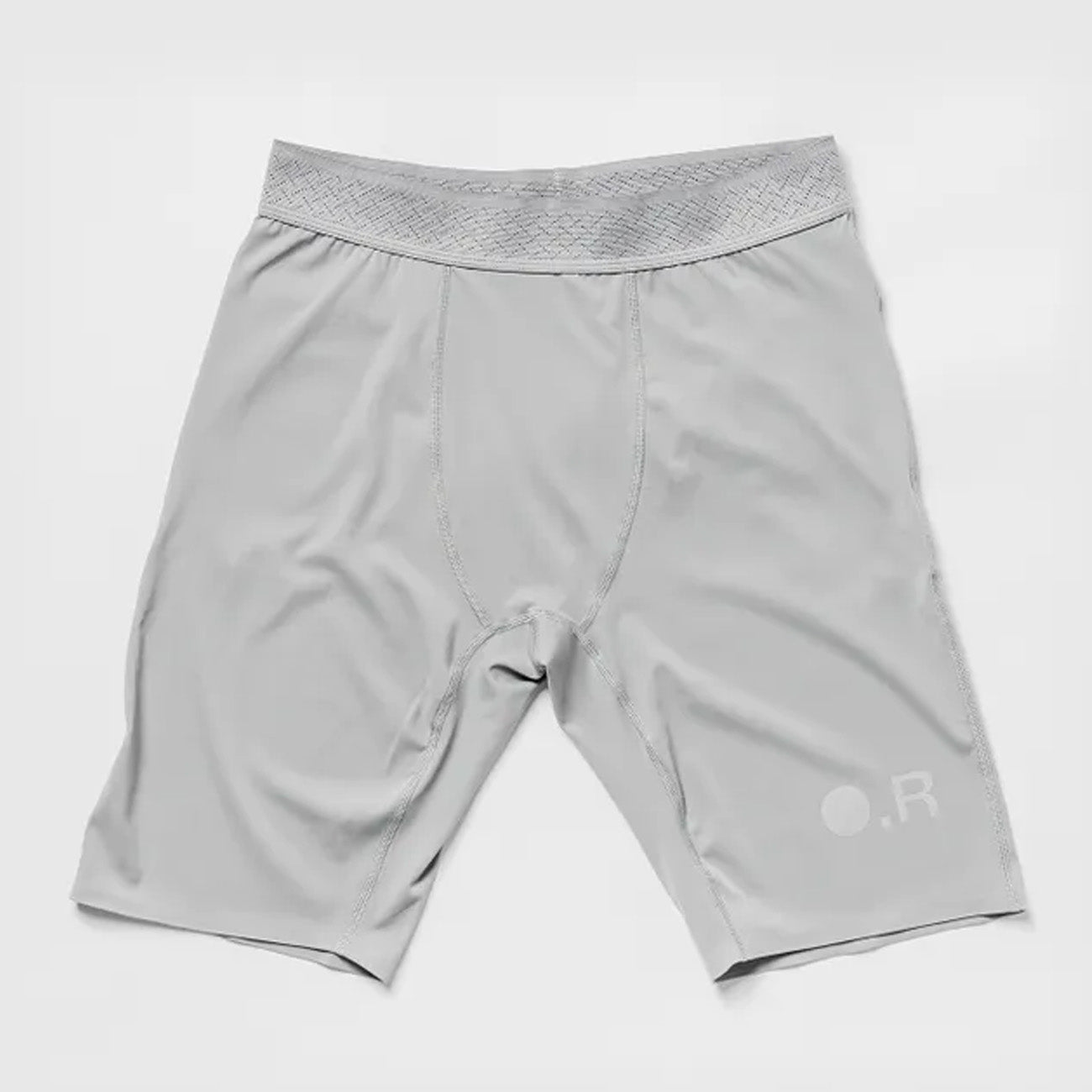 Optimistic Runners Men's Short Tights Light Grey