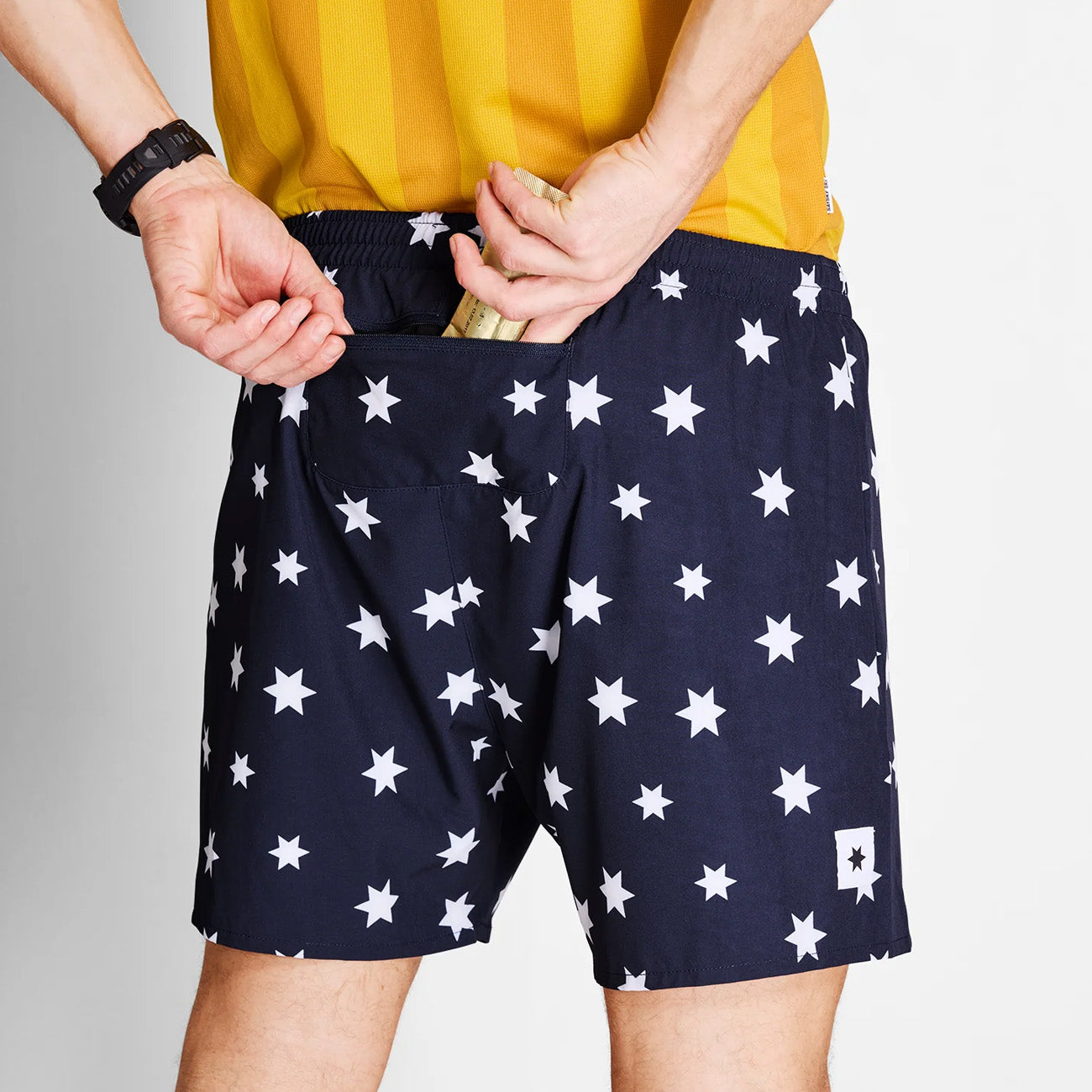 Saysky Star Pace Shorts 5'' Blue White