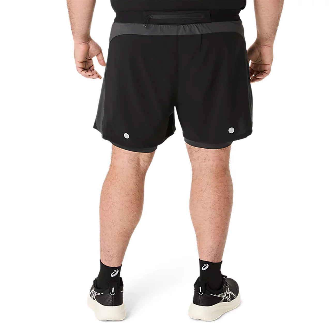 Asics Road 2-N-1 5In Short Herren Schwarz