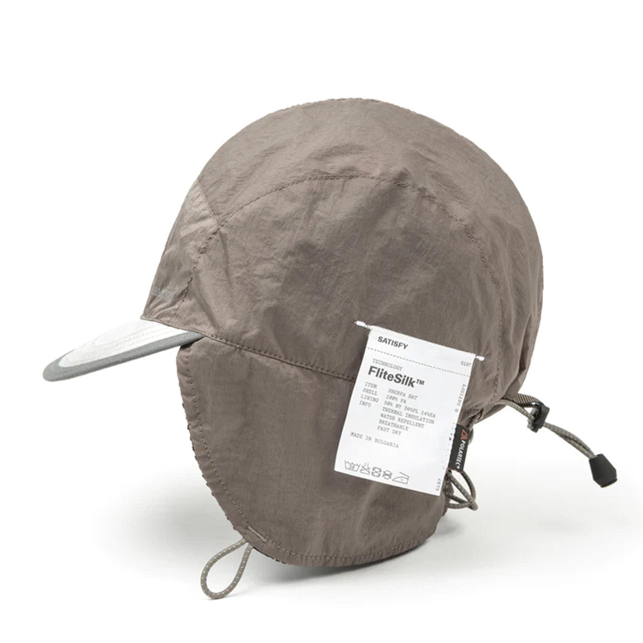 Satisfy Running FliteSilk Sherpa Hat Taupe