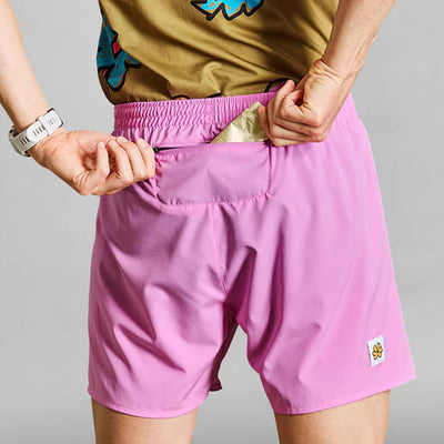 Saysky Flower Pace Shorts 5" Pink