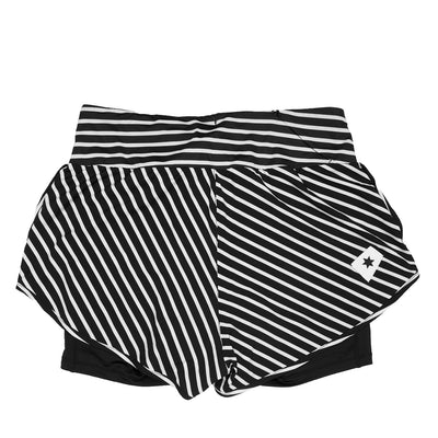 Saysky W Stripe Pace 2 in 1 Shorts 3" Stripe