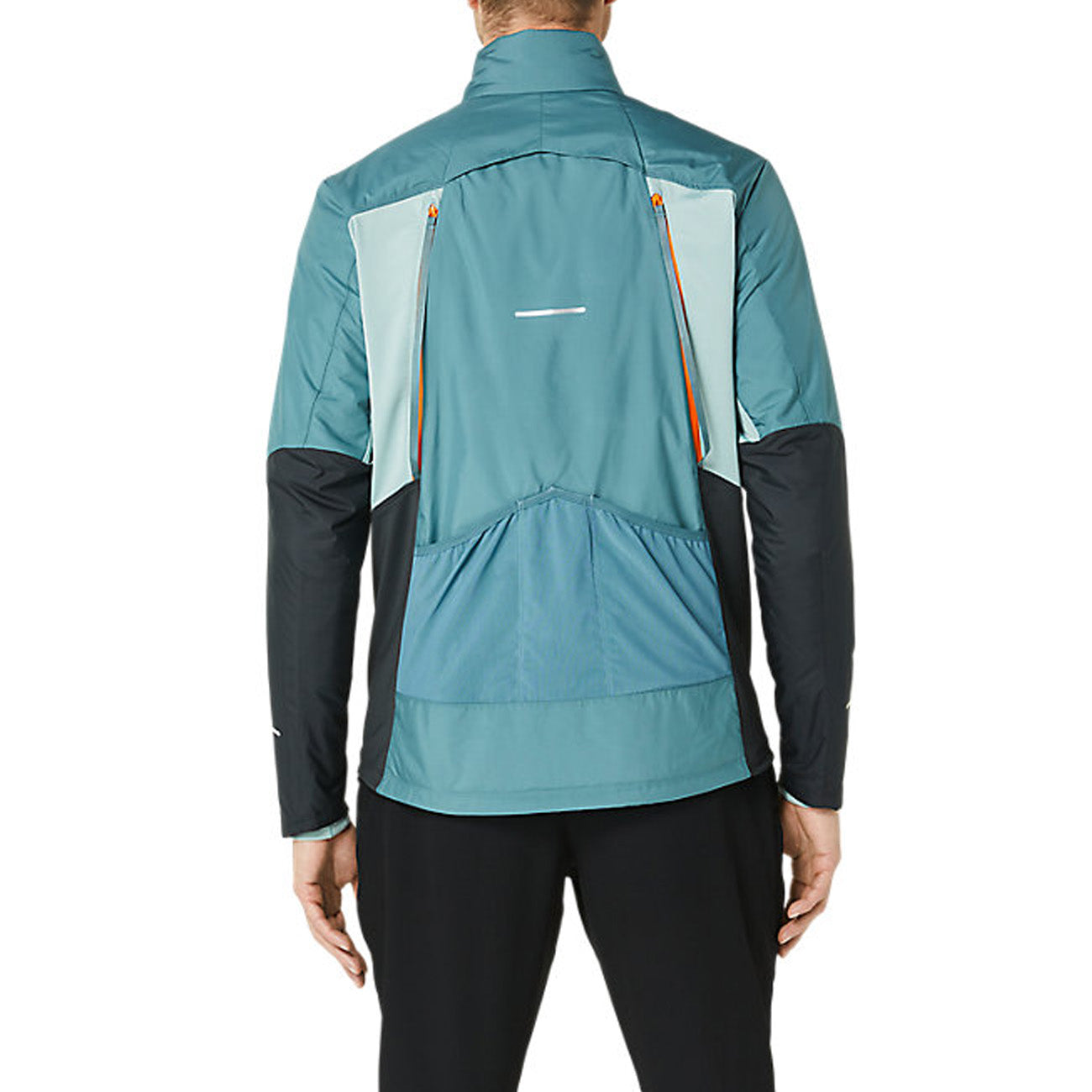 Asics Winter Run Jacket Herren Foggy Teal Graphite Grey