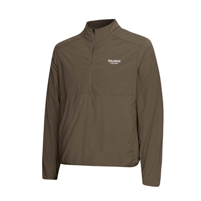 Pas Normal Studios Balance Half Zip Jacket Dusty Brown