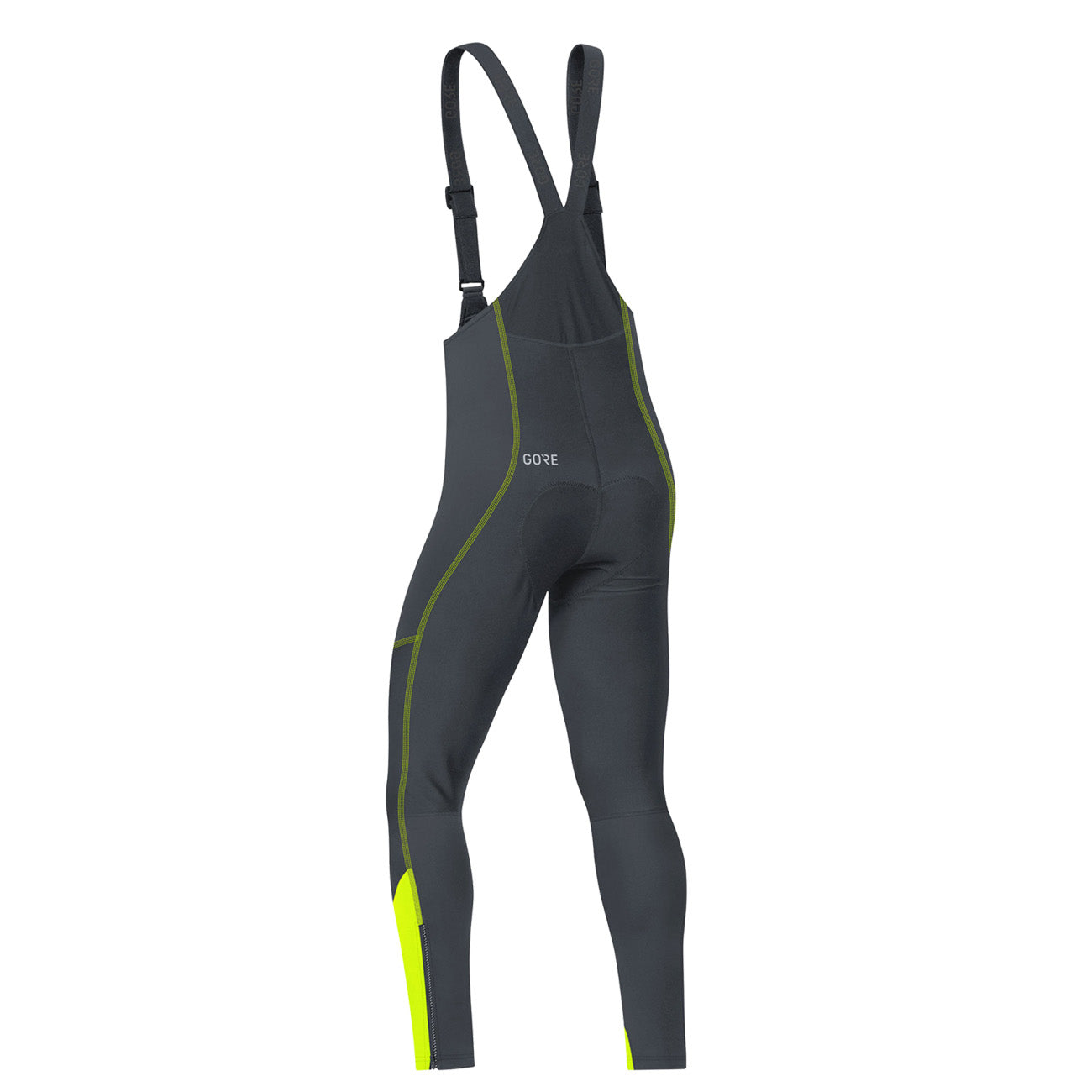 Gore Wear C3 Gore Windstopper Bib Tights Herren Black Neon Yellow