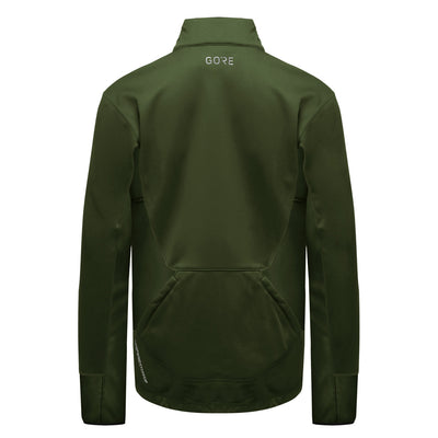 Gore Wear C5 Gore Windstopper Thermo Trail Jacket Herren Utility Green