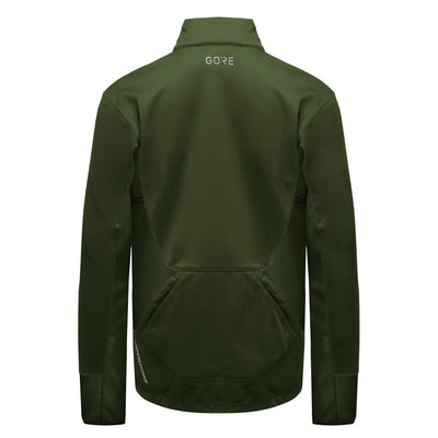 Gore Wear C5 Gore Windstopper Thermo Trail Jacket Herren Utility Green