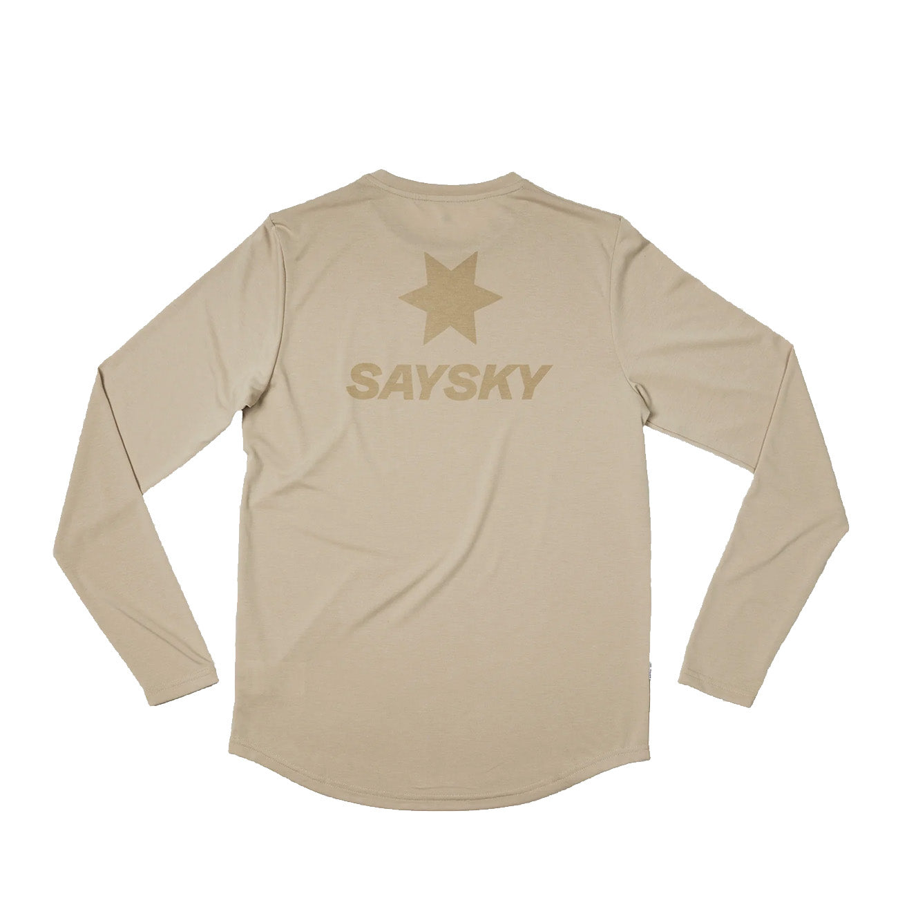 Saysky Logo Motion Long Sleeve Beige