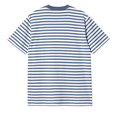 Carhartt WIP S/S Seidler Pocket T-Shirt Herren Stripe Sorrent