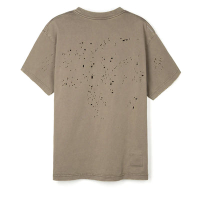 Satisfy Running MothTech T-Shirt Aged Coffee Quartz