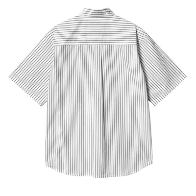 Carhartt WIP S/S Linus Shirt Linus Stripe Black White